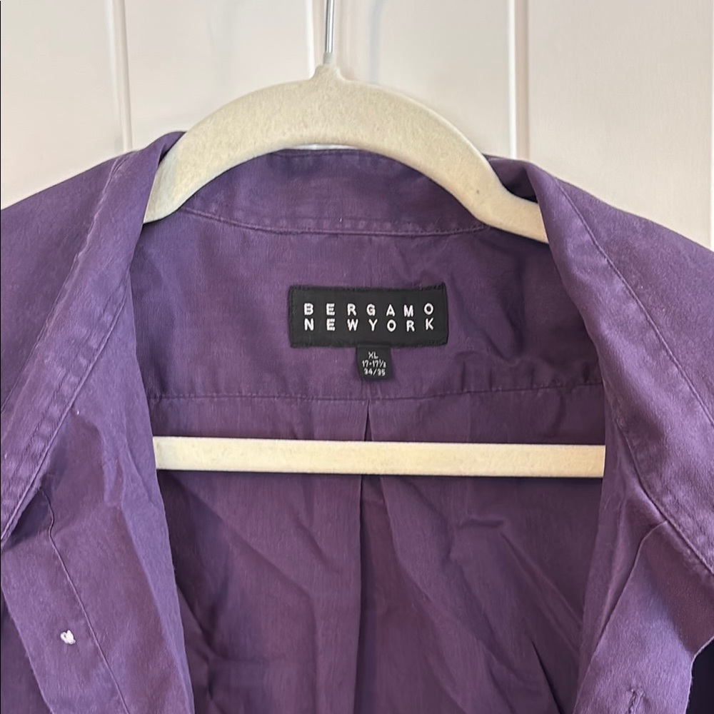 Bergamo New York Men's Purple Dress Shirt